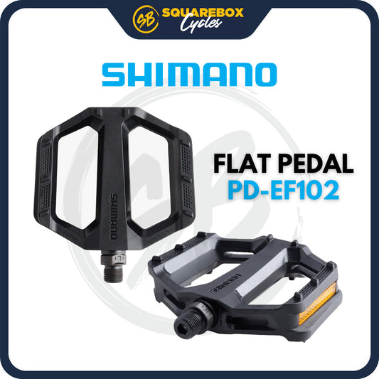 Shimano PD-EF102 Flat Pedals Resin Black
