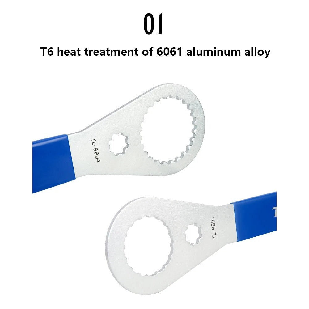 TOOPRE MTB/Road Bike Bottom Bracket wrench BB Bottom Bracket installation and removal tool suitable for SHIMANO/SRAM/IXF