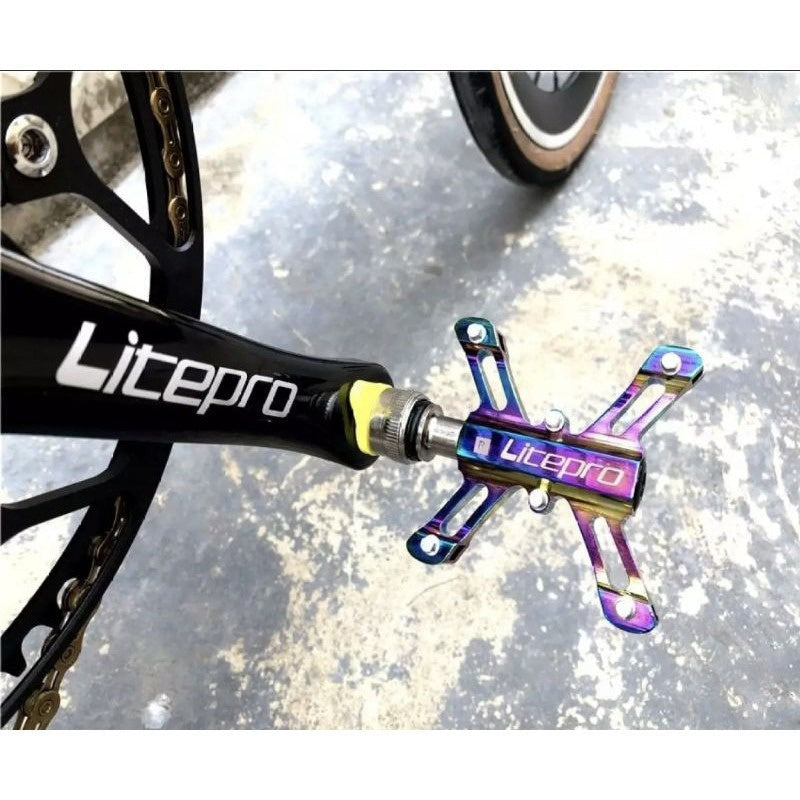 Litepro Butterfly Quick Release Pedal Sealed Bearing MTB Anti-slip Ultralight Universal Bicycle