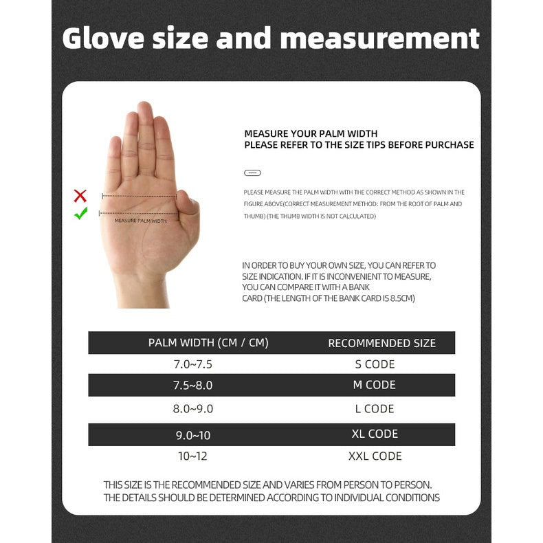 Rockbros Motorcycle Gloves Full-finger Riding Breathable Anti-fall Bicycle Locomotive Shock Absorption Gloves Men Women