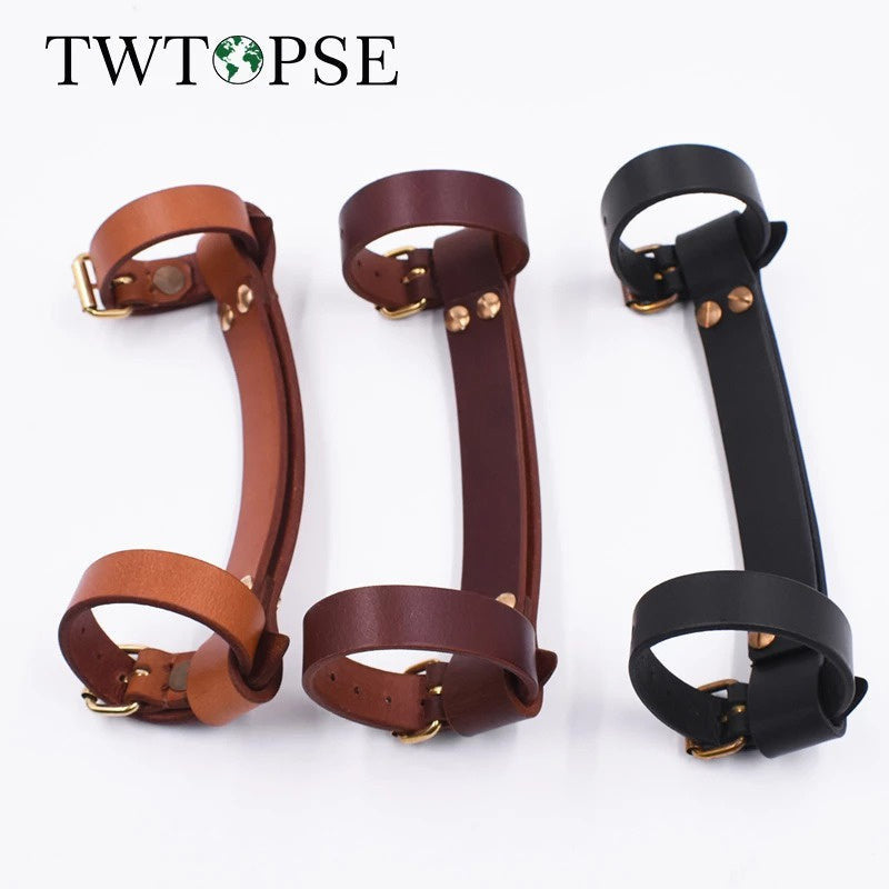 TWTOPSE Leather Bike Carry Handle