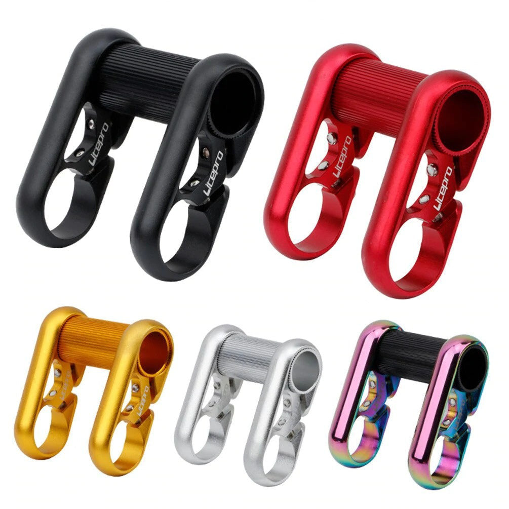 Litepro Folding Bike Hollow Double Stem Horizontal Handlebar 25.4mm Aluminum Alloy Bicycle Parts