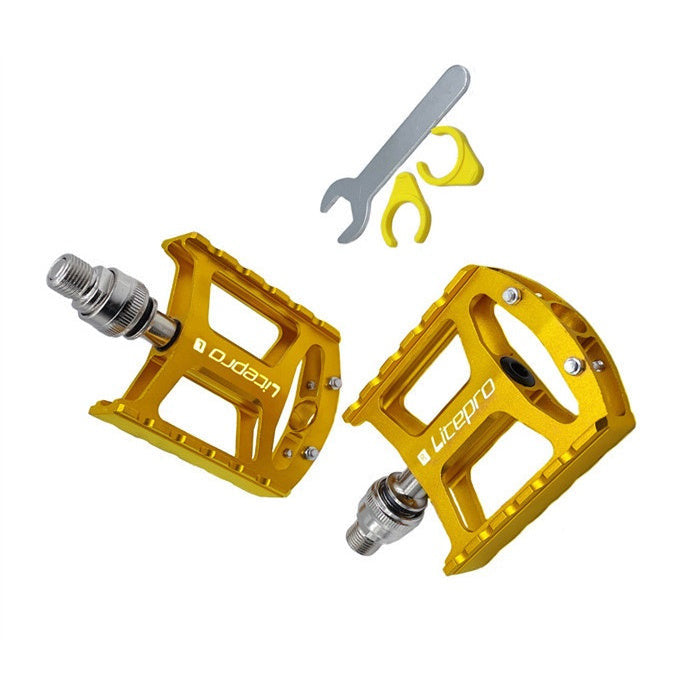 Litepro S5 Hollow Quick Release Pedals Aluminum Alloy For Brompton Folding Bicycle MTB