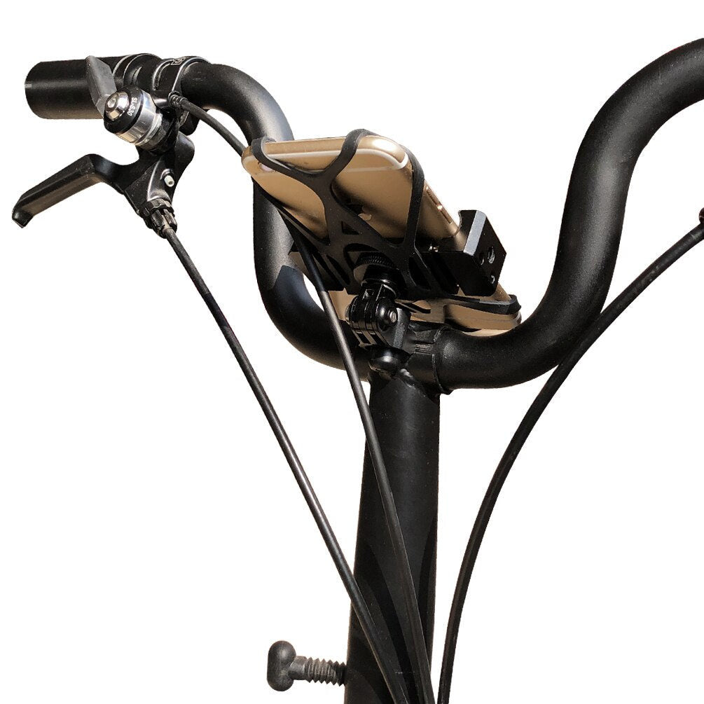 Bicycle Phone Holder For Brompton Folding Bike Phone Mount 3SIXTY PIKES Handlebar Stand For Gopro TWTOPSE