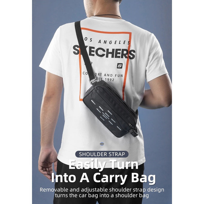 ROCKBROS Bicycle Front Basket Handlebar Bag Frame Pannier Cycling Bag Portable Shoulder Bag Scooter Package Outdoor B81