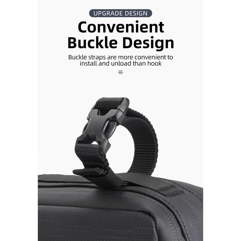 ROCKBROS Bicycle Front Basket Handlebar Bag Frame Pannier Cycling Bag Portable Shoulder Bag Scooter Package Outdoor B81