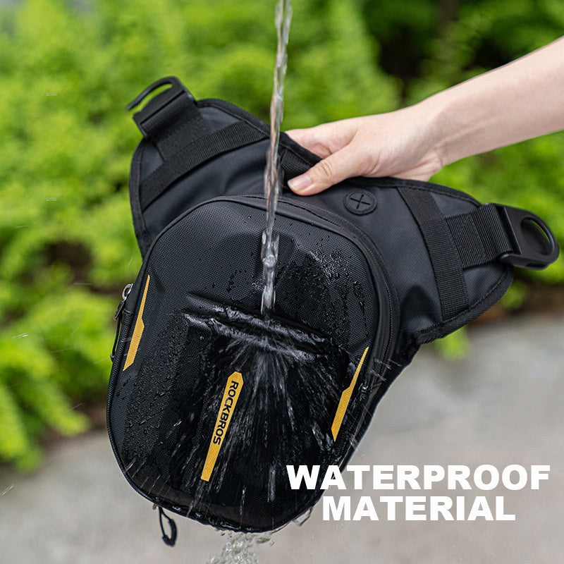 ROCKBROS Hard Shell Drop Leg Bag Motorcycle Waist Pack Magnetic Motorcycle Tank Bag Thigh Bags for Men Women