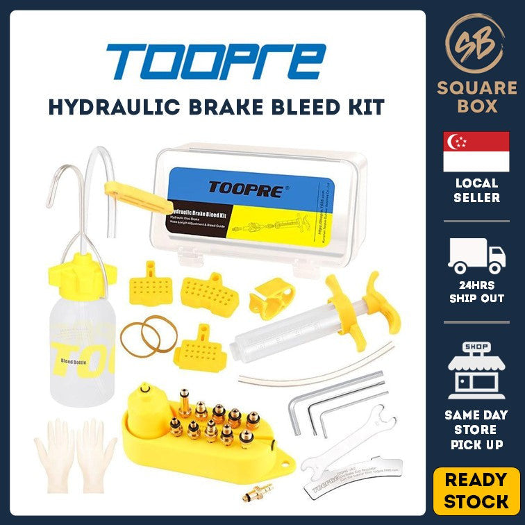TOOPRE Bicycle Hydraulic Disc Brake Oil Bleed Kit for SHIMANO Magura Tektro Hope SRAM Bike Repair Tools