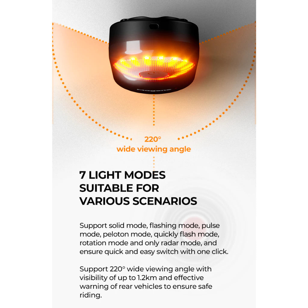 Magene L508 bike Radar Tail Light Bicycle Smart Rear Lighting Waterproof Brake Sensor Warning Lamp