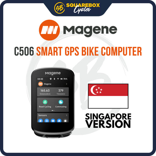 Magene C506 Smart GPS Bike Computer Touchscreen Speedometer WiFi/Bluetooth Customizable Data Display