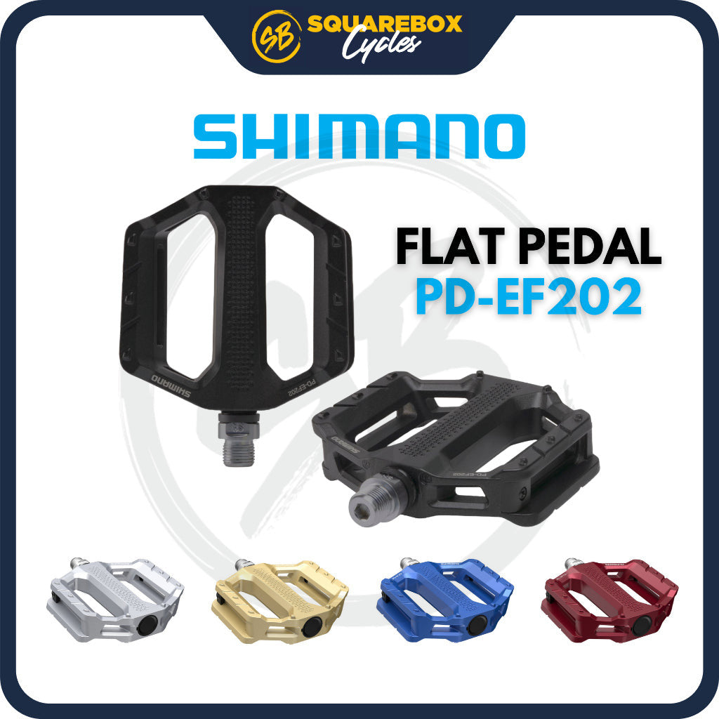 Shimano PD-EF202 Flat Pedals Aluminum Alloy