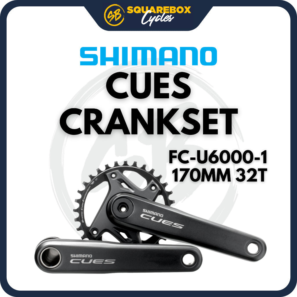SHIMANO Cues Crankset FC-U6000-1 for 9/10/11s