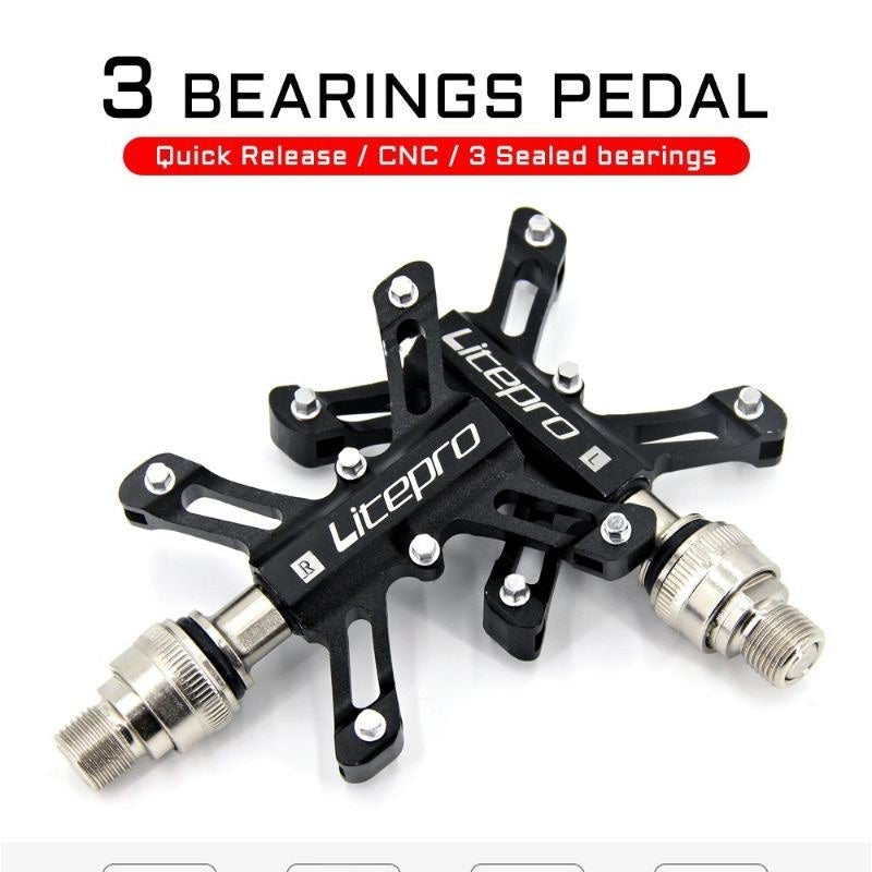Litepro Butterfly Quick Release Pedal Sealed Bearing MTB Anti-slip Ultralight Universal Bicycle