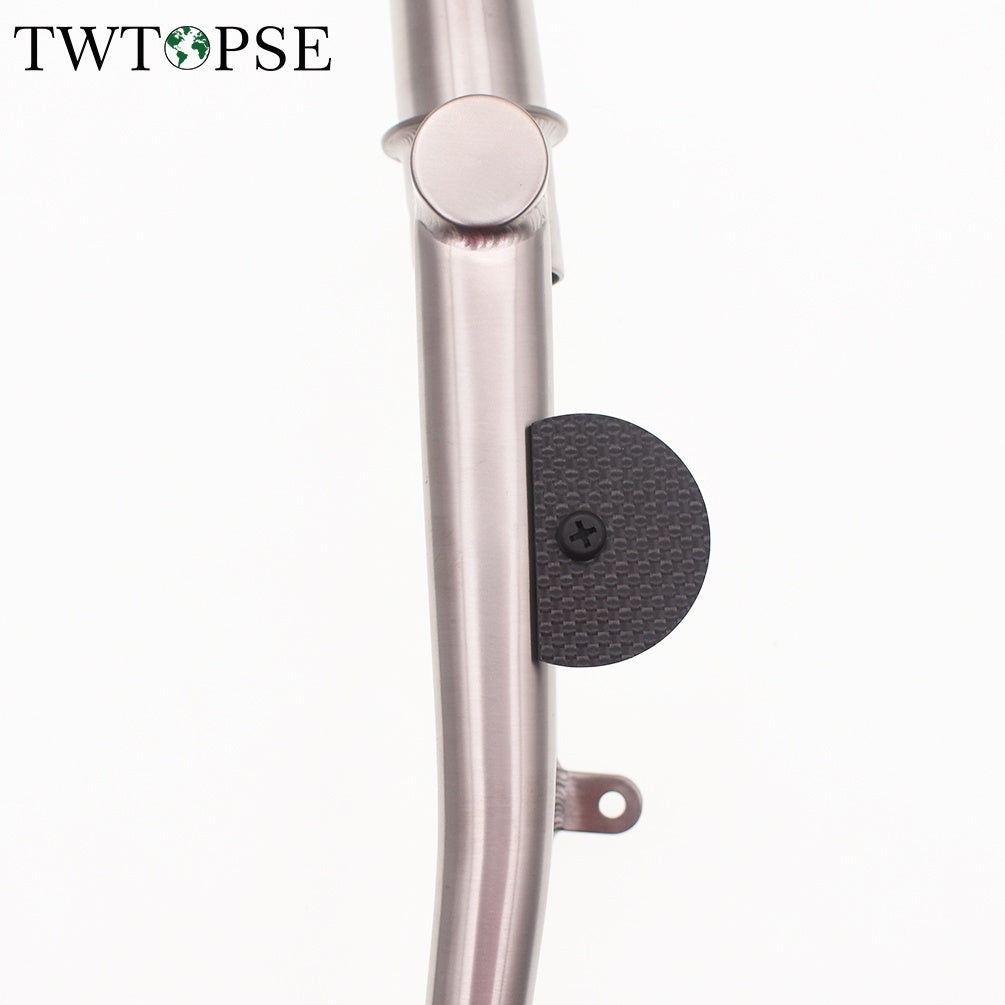 TWTOPSE T800 Carbon Bicycle Brake Shift Cable Fender Plate For Brompton Folding Bike Lightweight Cables Housing 3sixty