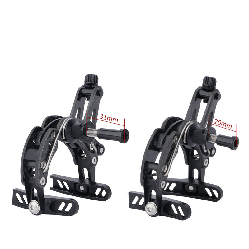 Carbon Fiber Front/Rear Dual Pull Pivot C Brake Calipers suitable for fixie road bike 451 700C