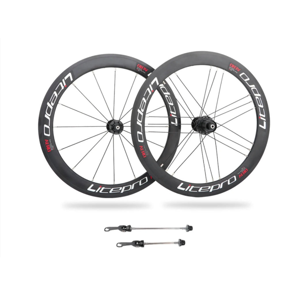 Litepro AERO Folding Bicycle 451 20 inch Wheelset 100/135mm Disc V Brake For 8 9 10 11 Speed One Pair