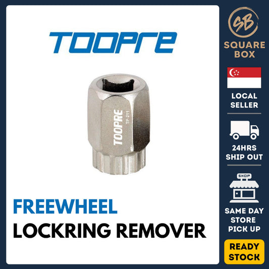 TOOPRE Bicycle Disassembly Sleeve MTB Bicycle Cassette Flywheel Freewheel Lockring Remover Repairs Tool