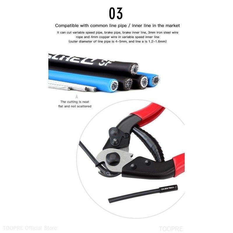 TOOPRE Bicycle Brake Derailleur Cable Cutter MTB Road Bike Shift Inner Nipper Brake Tube Wire Clipping Plier Repair