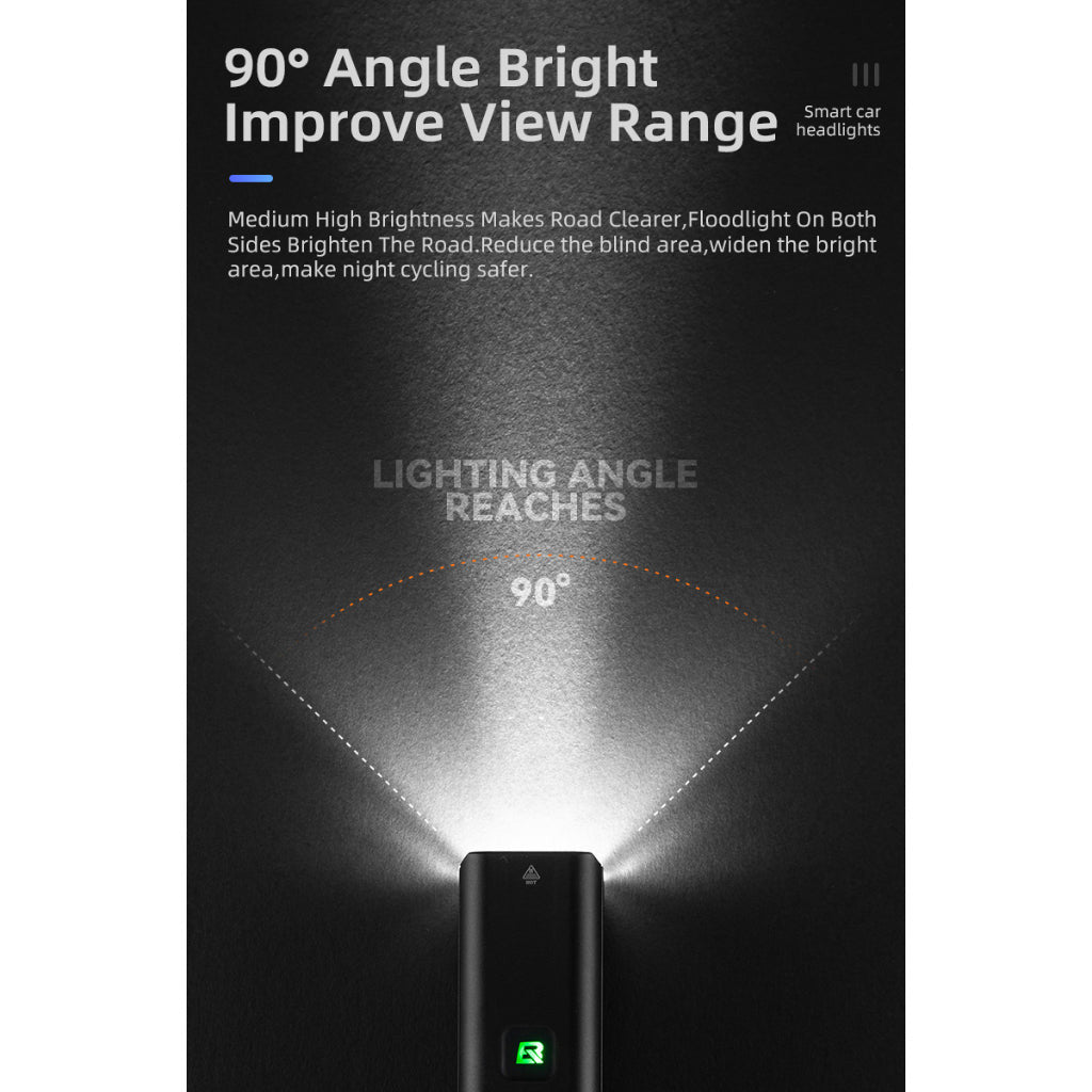 ROCKBROS RHL Bike Light Rechargeable