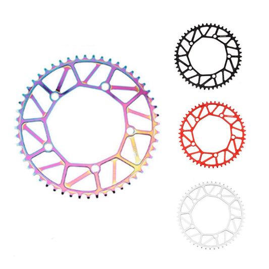 Litepro Hollow Crankset Chainring Chainwheel BMX Bike Colorful Crankset 130BCD 56T Sprockets