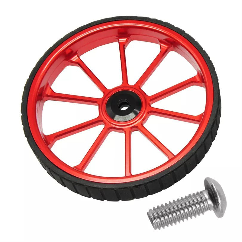 Litepro Easy Wheel EZ Wheel 100mm Oversized Cycling Accessories Folding Bike for Foldable Bicycle Transport Walking Bike