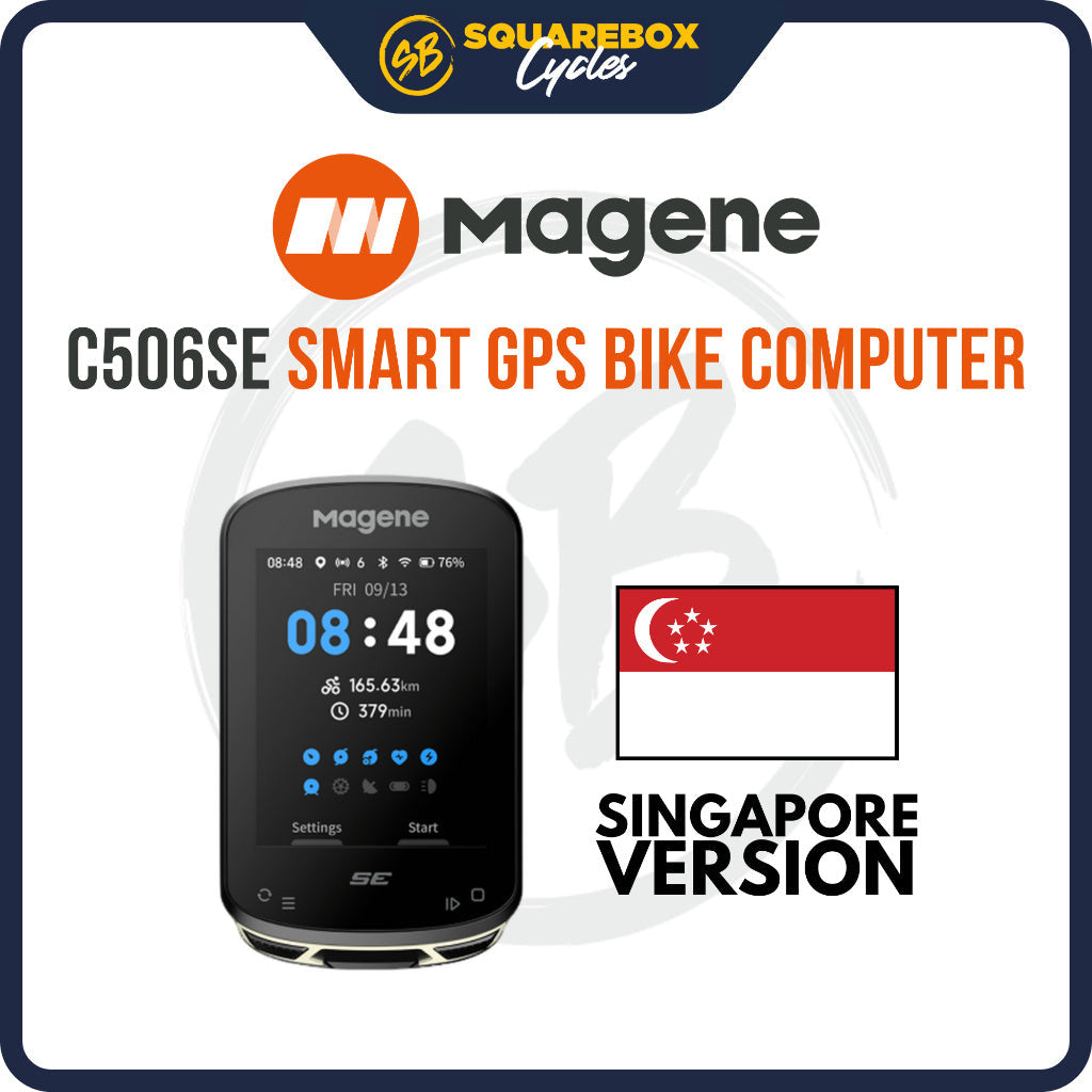Magene C506SE Smart GPS Bike Computer Speedometer 2.4inch WiFi/Bluetooth Data Transfer Navigation