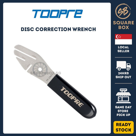 TOOPRE Bicycle Disc Brake Rotor Alignment Truing Tool Adjustment Wrench Disc Rubbing Adjustment Wrench