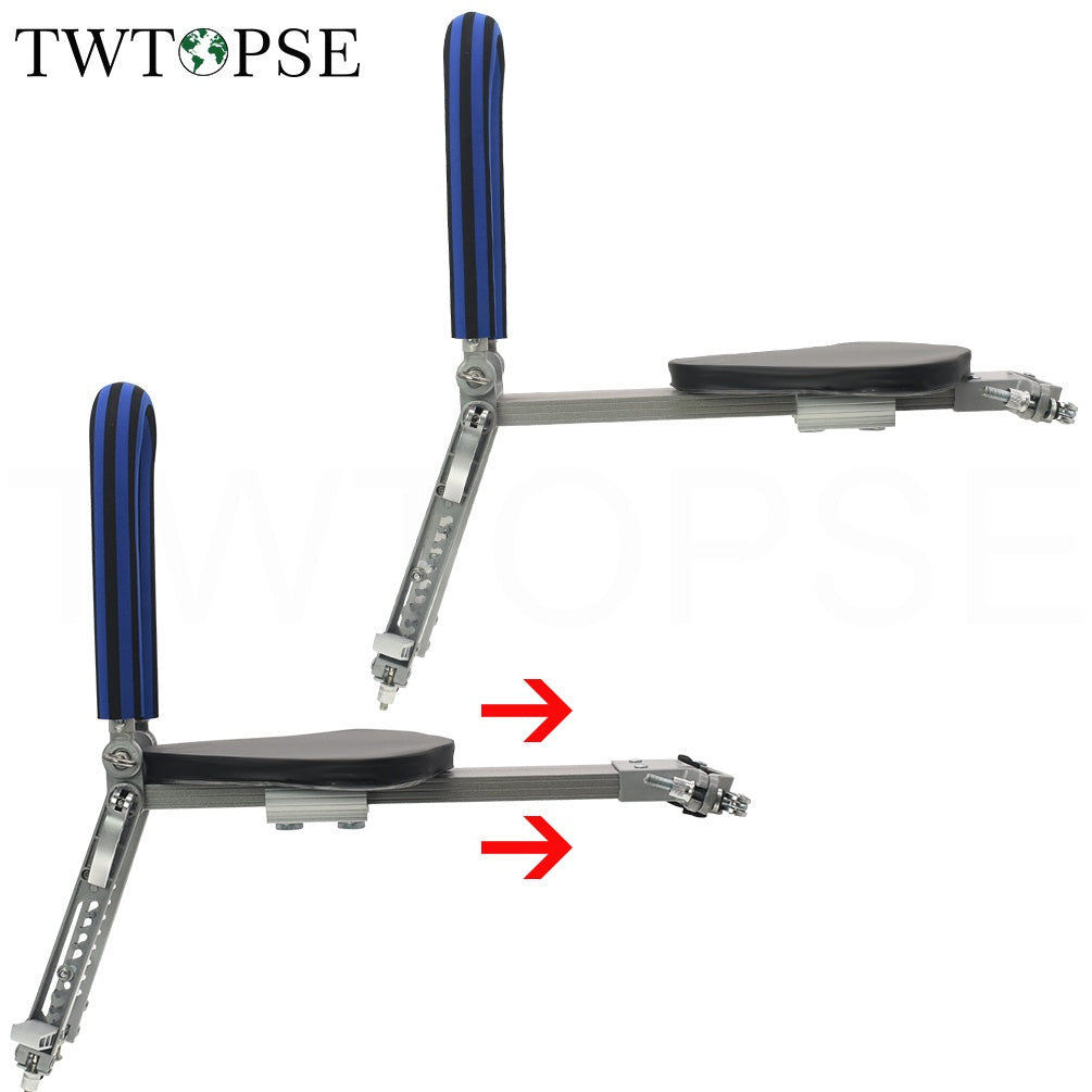 Folding Bicycle Child Saddle Safety Seat For Brompton 3SIXTY PIKES Dahon Birdy MTB Bike