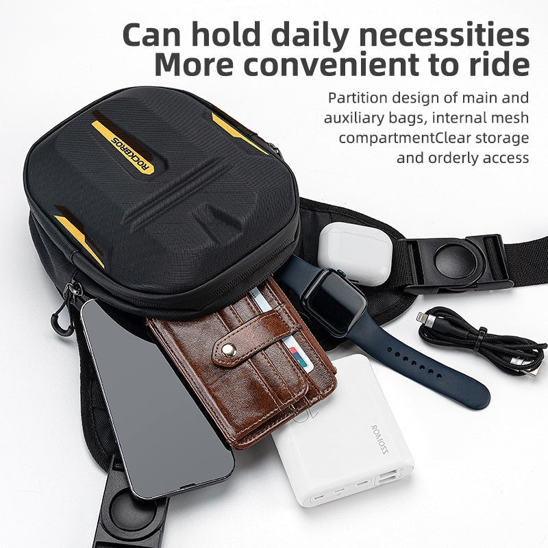 ROCKBROS Hard Shell Drop Leg Bag Motorcycle Waist Pack Magnetic Motorcycle Tank Bag Thigh Bags for Men Women