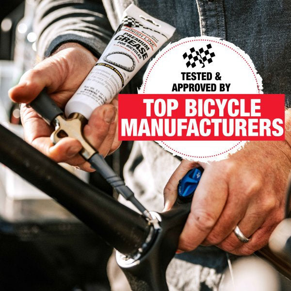 Finish Line Premium Bike Grease with Trilinium Technology – 3.5 oz