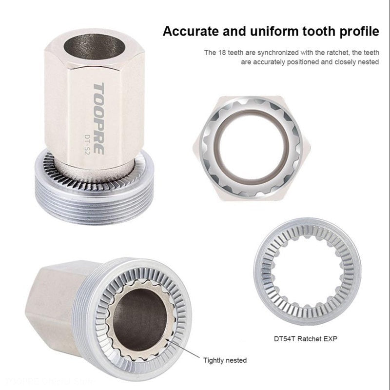 TOOPRE Bicycle DT Hub 240 180 EXP Ratchets Removal Installation Tool DT Ring Nut Ratchet Hub Lock Ring Nut Removal
