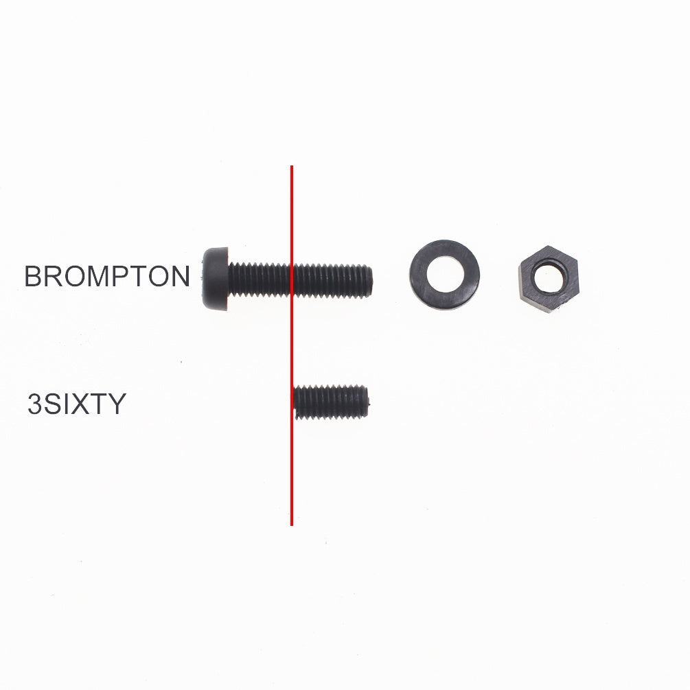 TWTOPSE Bicycle Brake Shift Cable Baffle Plate For Brompton Folding Bike 3SIXTY Alloy Protection Front Fork Protector