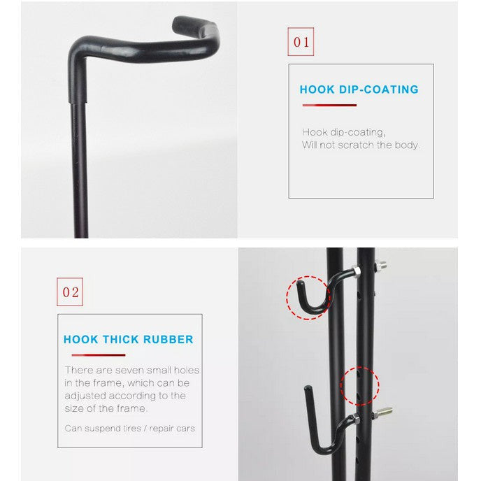 3-in-1 Vertical Parking Bicycle Stand