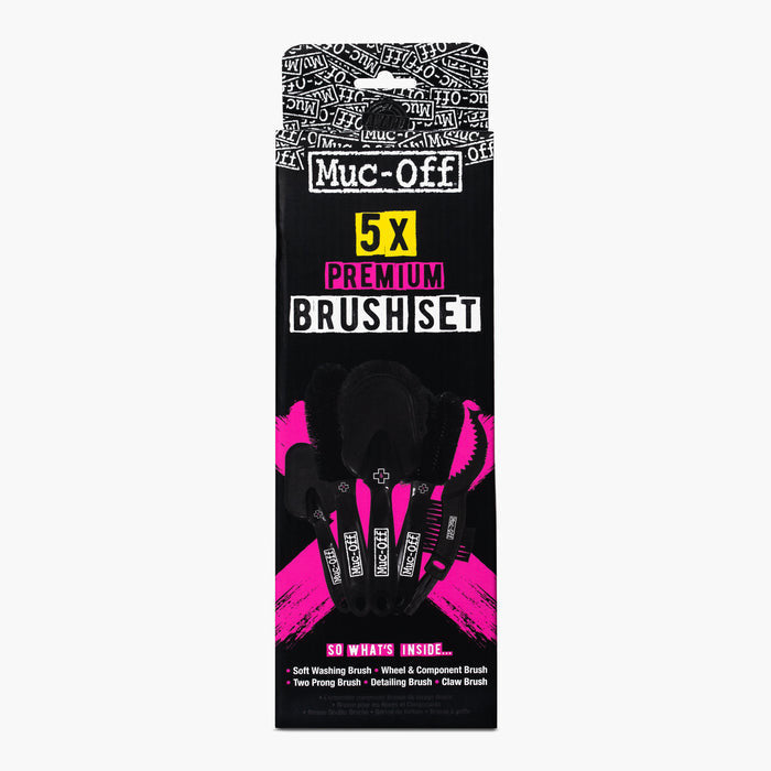 Muc-Off 5x Premium Brush Set