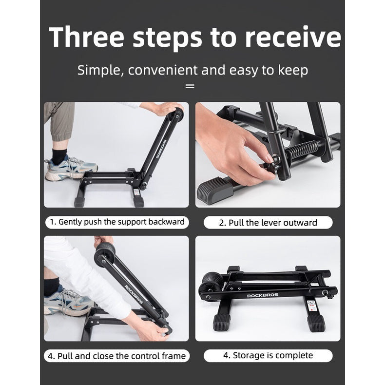 Bicycle Parking Rack Foldable Stand 16”–29”