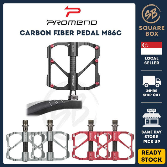 Promend Pedal Carbon Fiber M86C R87C Folding Bicycle MTB Bike Foldie Aluminum