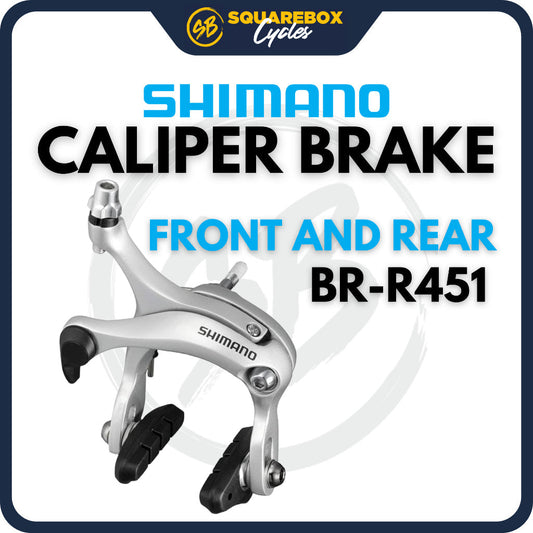 SHIMANO Caliper Brake BR-R451 Silver REAR & FRONT