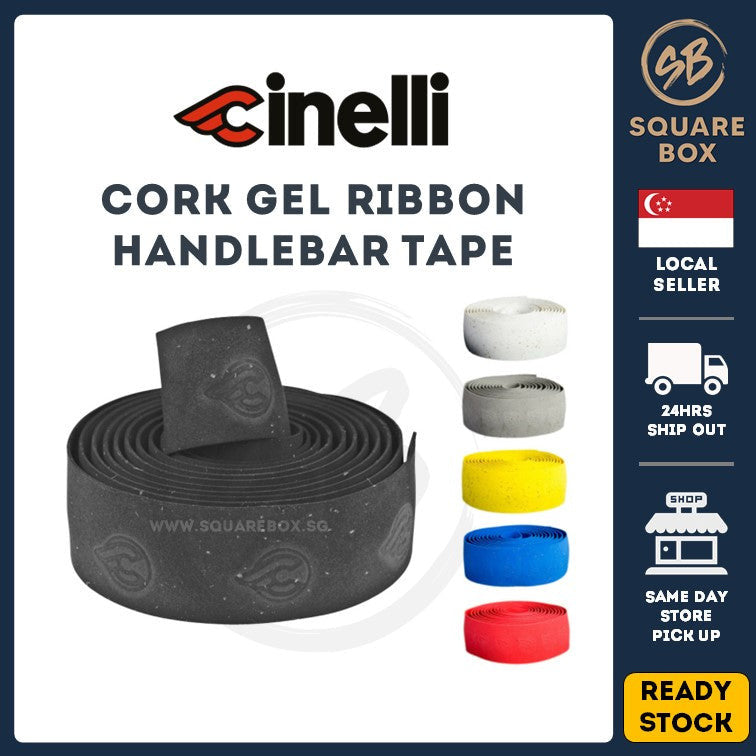 *GEL VERSION* Cinelli Gel Cork Bar Tape Cycling Road Bike Sports Bicycle Handlebar Drop Bar Fixie G