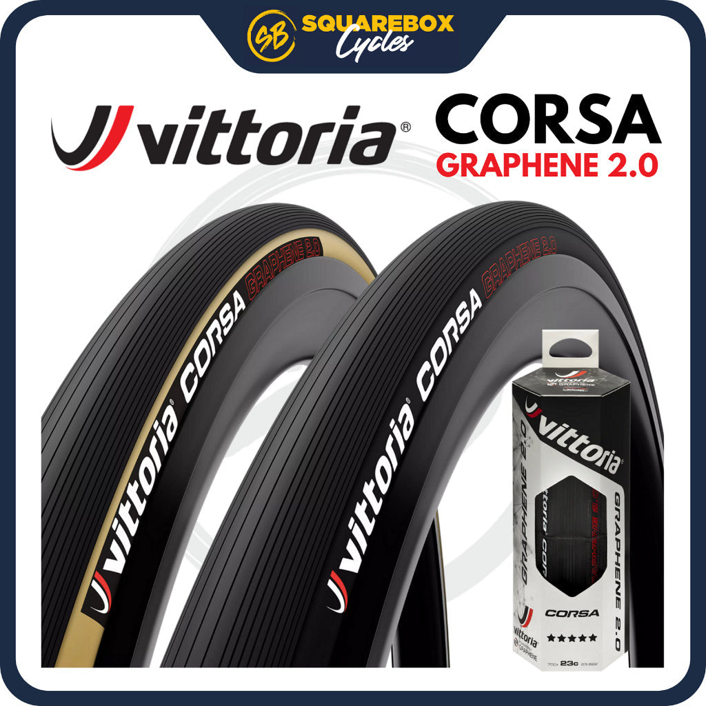 Vittoria Corsa Graphene 2.0 (Black / Tanwall)