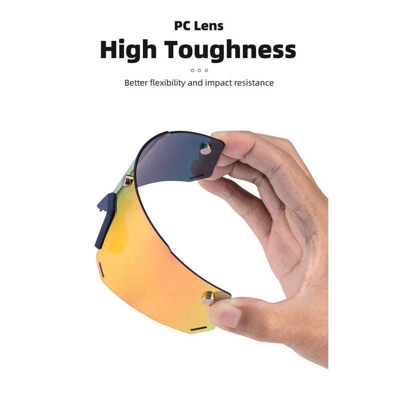 ROCKBROS Glasses 2 In 1 Cycling Polarized Magnetic Changeable HD Lens Bicycle Sunglasses Unisex MTB Goggles Anti UV