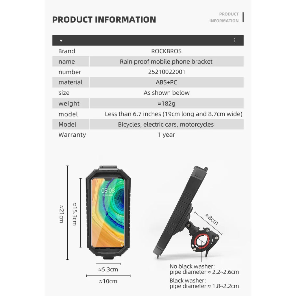 ROCKBROS Phone Holder