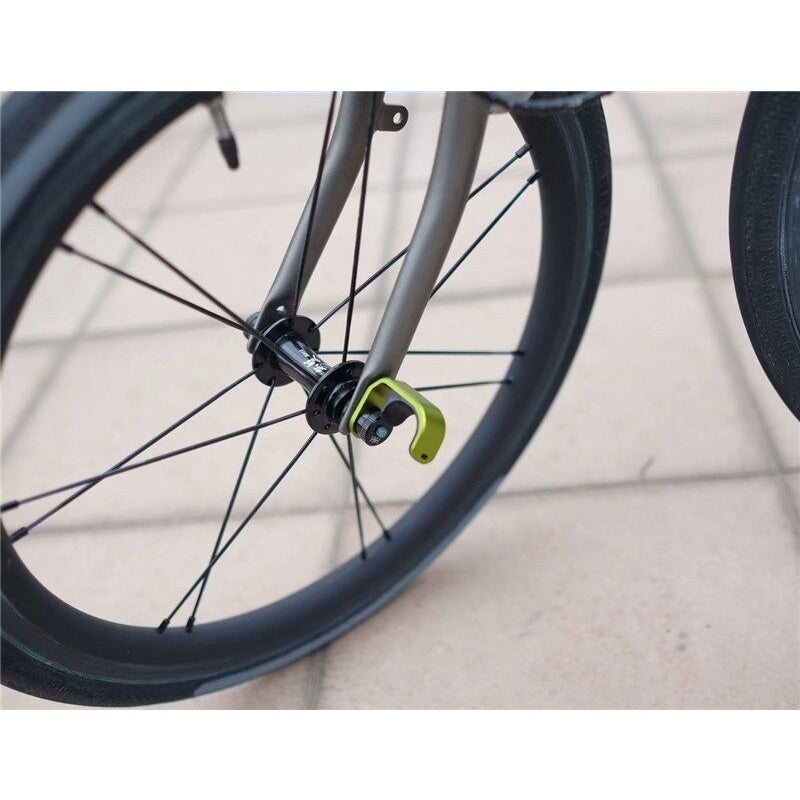 Litepro Folding Bike pothook E-shaped Aluminium Alloy Hanging Buckle For Brompton , Pikes