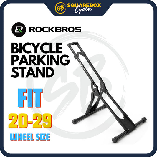 ROCKBROS Bike Parking Stand 20–29" Folding Floor Rack