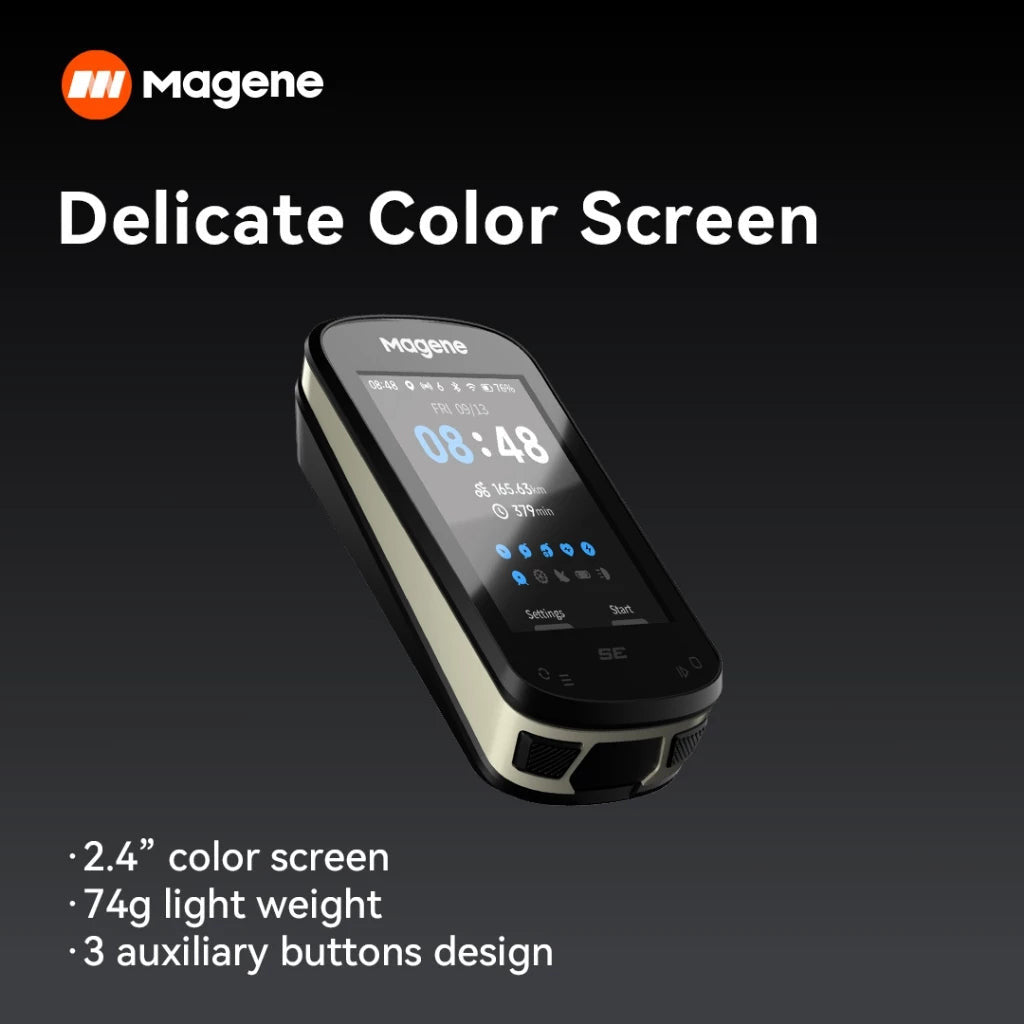 Magene C506SE Smart GPS Bike Computer Speedometer 2.4inch WiFi/Bluetooth Data Transfer Navigation