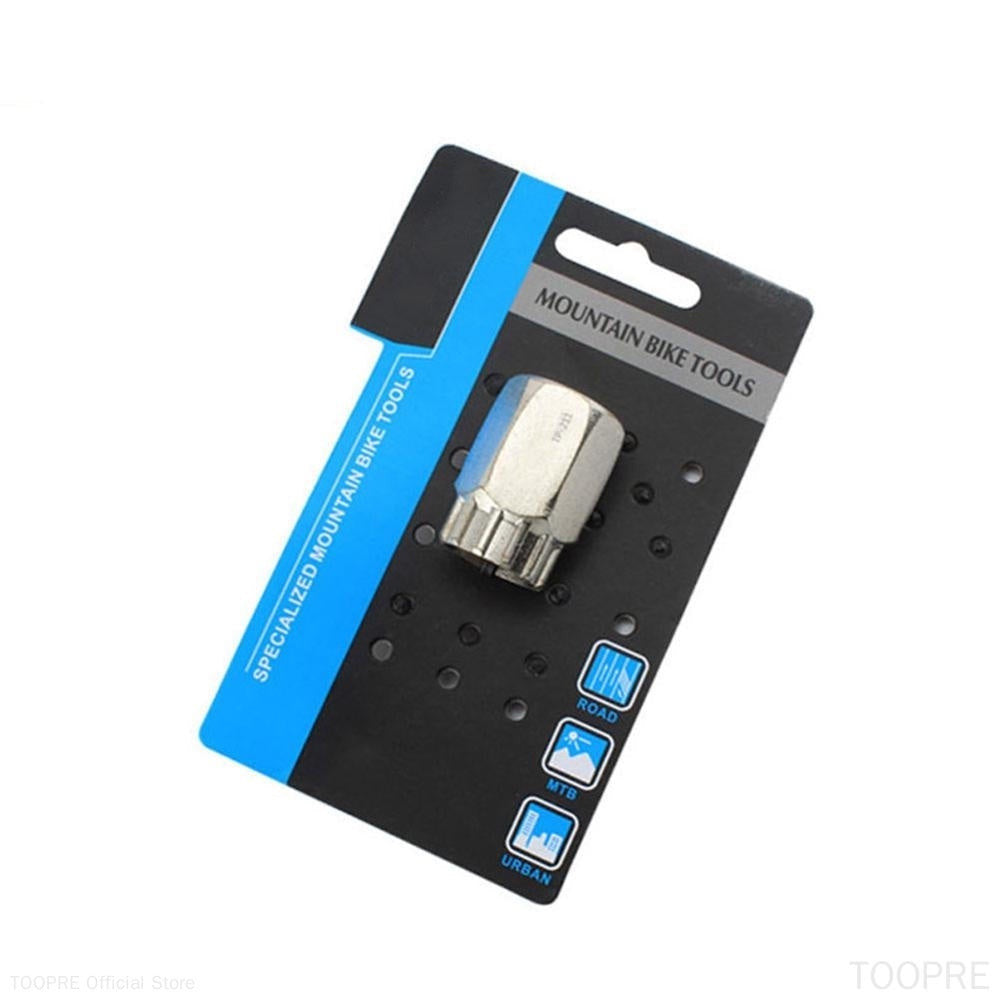 TOOPRE Bicycle Disassembly Sleeve MTB Bicycle Cassette Flywheel Freewheel Lockring Remover Repairs Tool