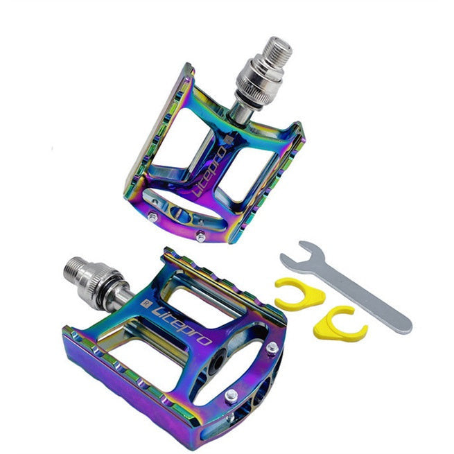 Litepro S5 Hollow Quick Release Pedals Aluminum Alloy For Brompton Folding Bicycle MTB