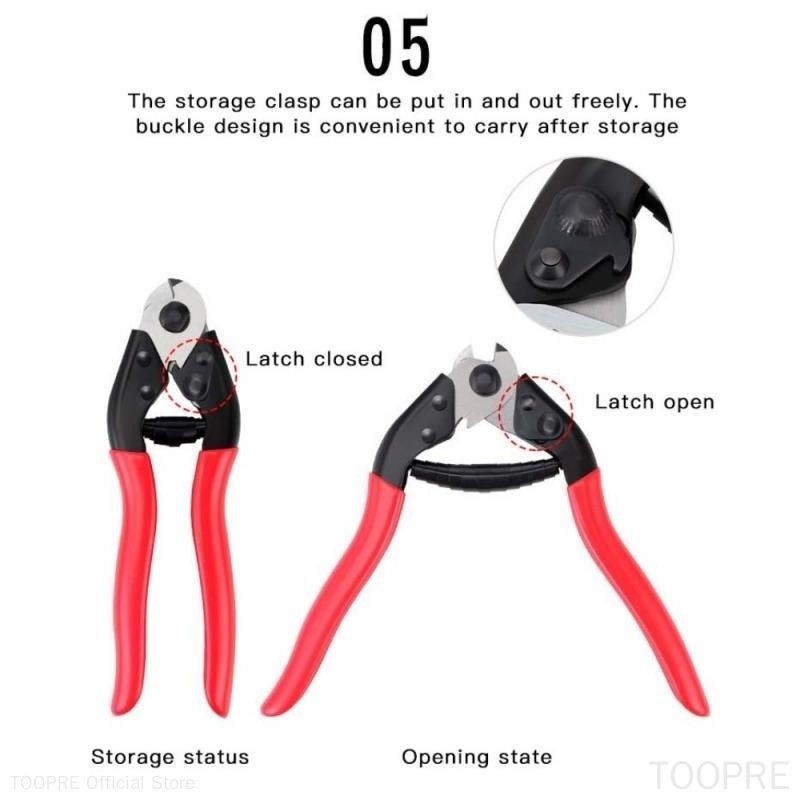 TOOPRE Bicycle Brake Derailleur Cable Cutter MTB Road Bike Shift Inner Nipper Brake Tube Wire Clipping Plier Repair