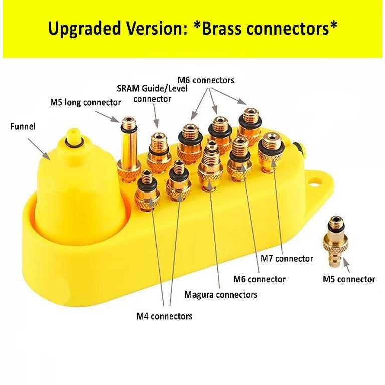TOOPRE Bicycle Hydraulic Disc Brake Oil Bleed Kit for SHIMANO Magura Tektro Hope SRAM Bike Repair Tools