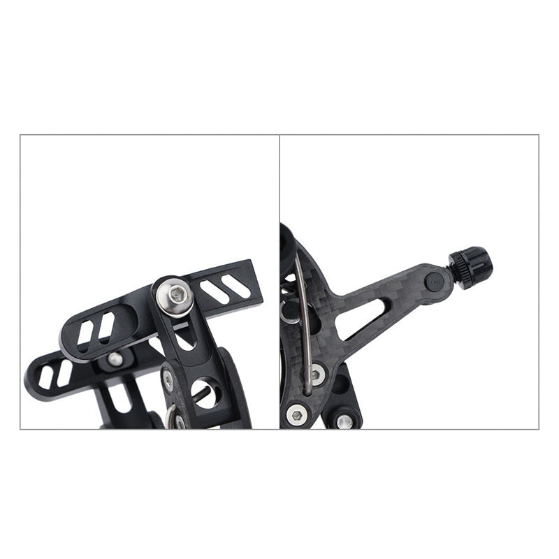 Carbon Fiber Front/Rear Dual Pull Pivot C Brake Calipers suitable for fixie road bike 451 700C