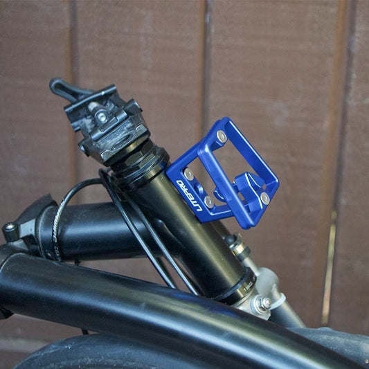 *2024 VERSION* Single Pull Split Pig Nose Pad Folding Bicycle Front Block Carrier For Brompton Pikes 3sixty Camp Litepro